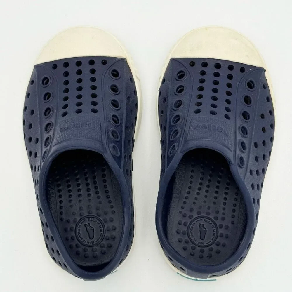 Native Jefferson Waterproof Navy Blue Sandals - US Size Toddler 5C